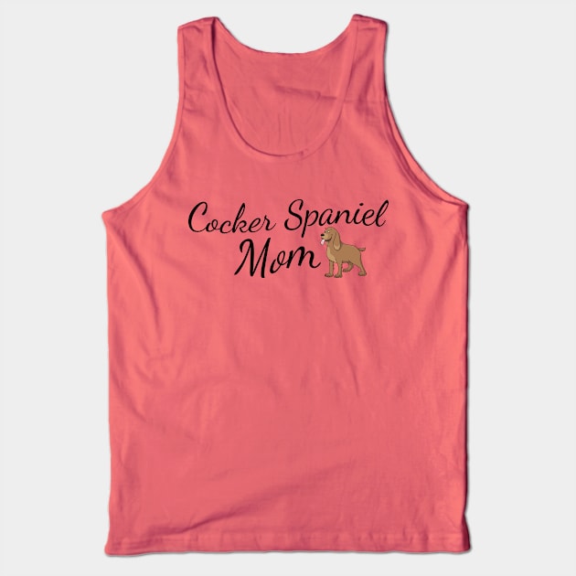 Cocker Spaniel Mom Tank Top by tribbledesign